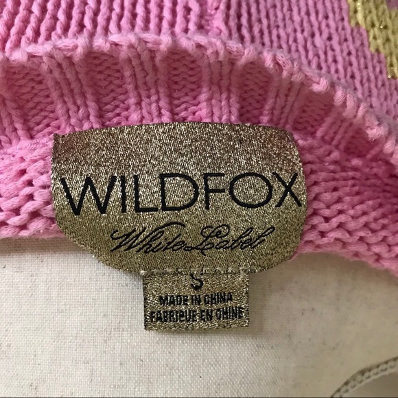 Wildfox White Label Pink Starry Eyed Sweater - Picture 5 of 5